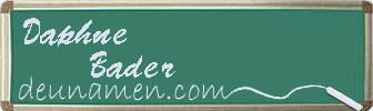 Daphne Bader Visitenkarte